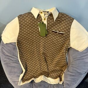 White Gucci button up! Brand new